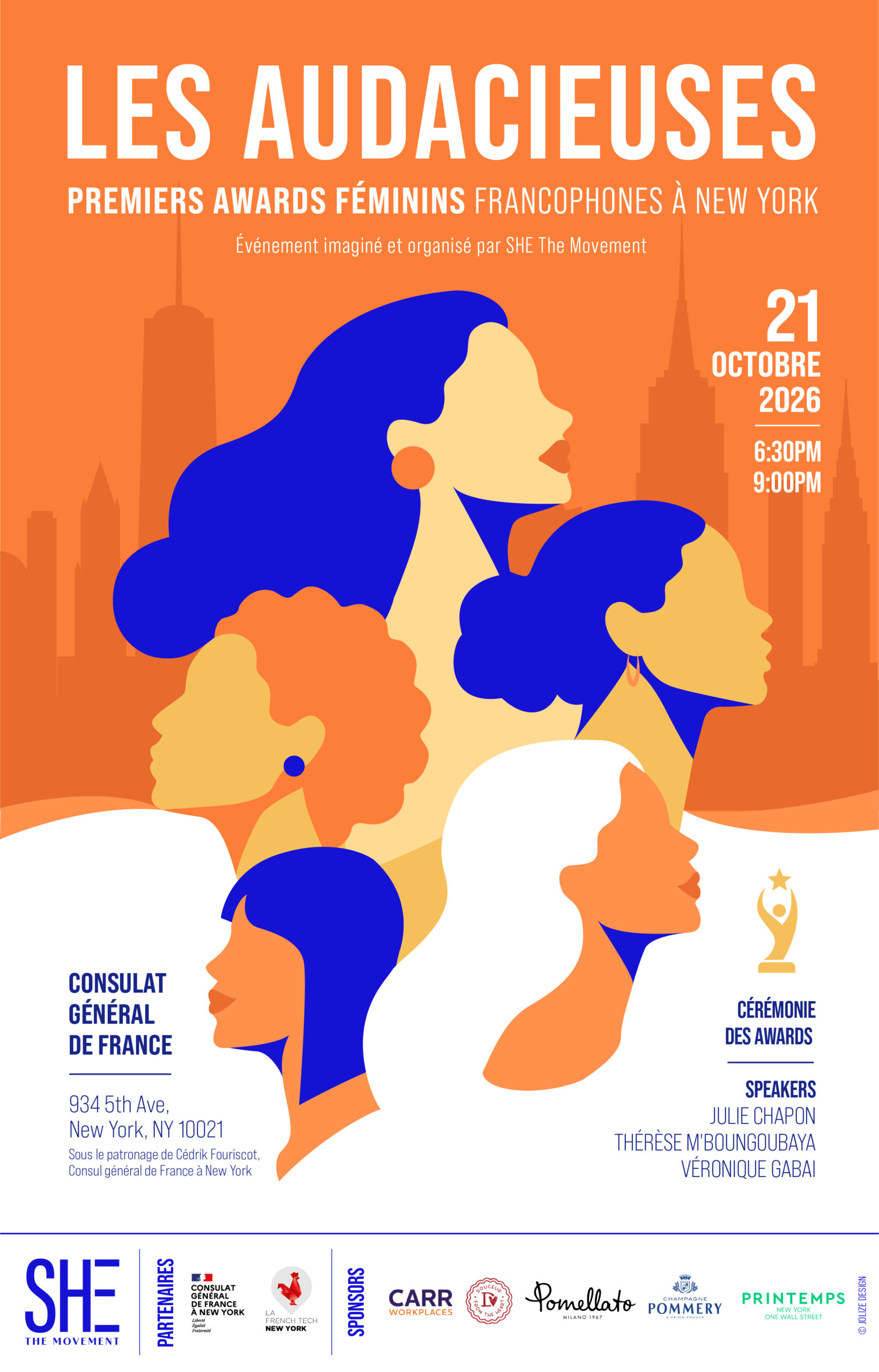 Les Audacieuses Awards Un projet imaginé et organisé par Cyrielle. Un événement SHE the Movement